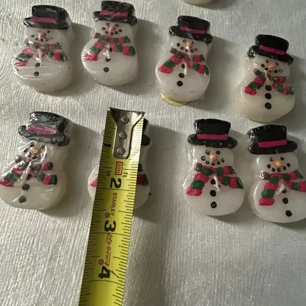 Snowmen candles